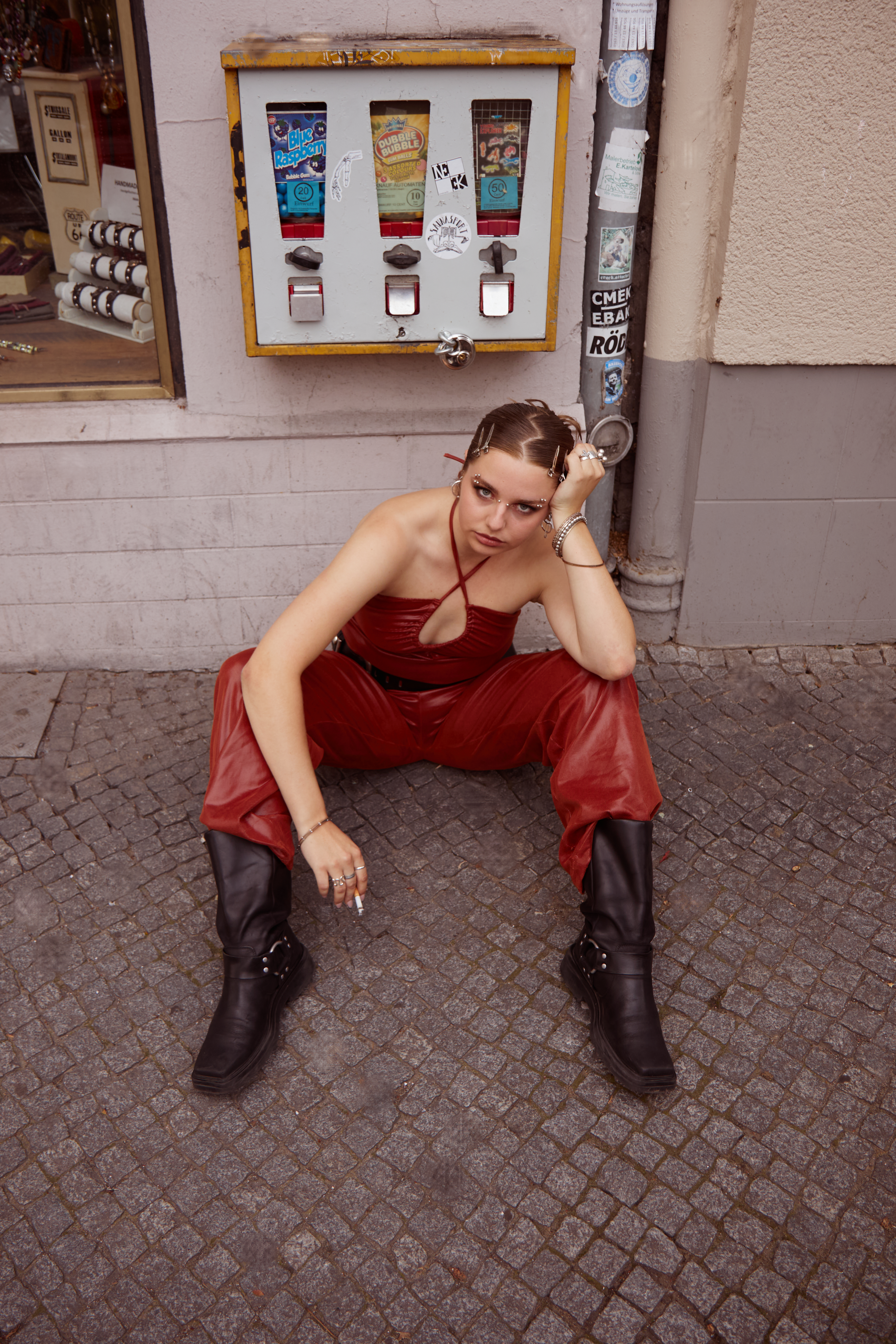 Leather Two Piece