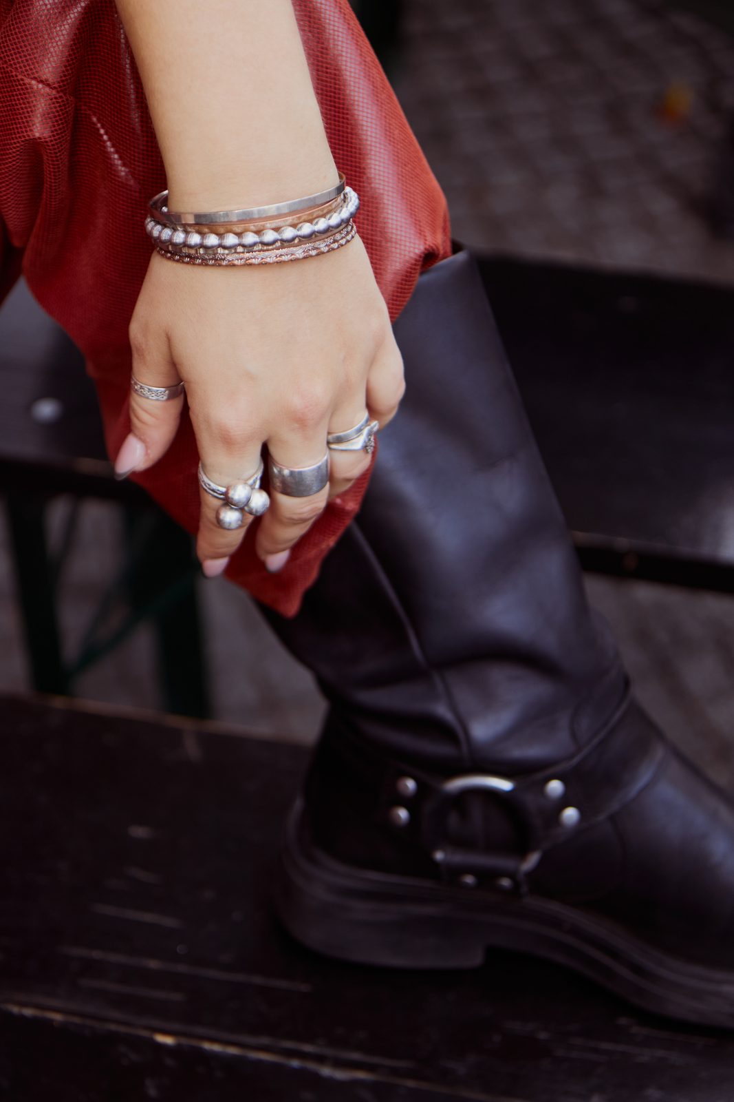 Leather Two Piece