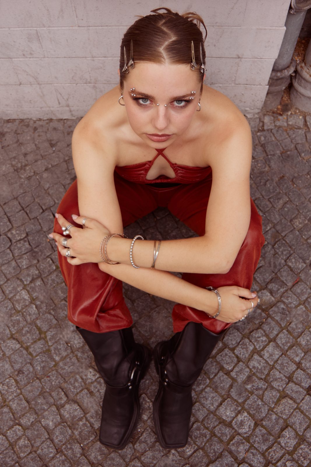 Leather Two Piece